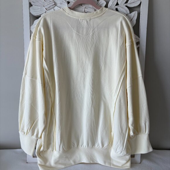 NWOT - Lavender J Oversized Lightweight Sweatshirt - Size L - Picture 6 of 9